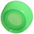 Bio Plas 4220RSB Screw Cap for Microcentrifuge Tubes, Sterile, Green, (Pack of 1000)-
