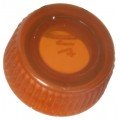 Bio Plas 4224R Screw Cap with O-Ring for Microcentrifuge Tubes, Amber, (Pack of 1000)-