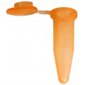 Bio Plas 4321 Flat Top Microcentrifuge Tube, 0.5mL, Orange, (Pack of 500)-