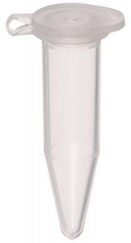 Bio Plas 4332SL Siliconized Flat Top Micro Centrifuge Tube, 1.5mL, Natural, (Pack of 500)-