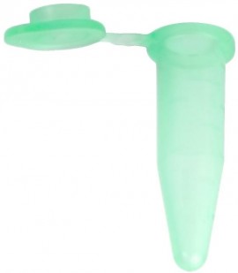 Bio Plas 5045-5 0.2mL Thin Wall Micro Tube with attached Cap, Green, (Pack of 1000)-