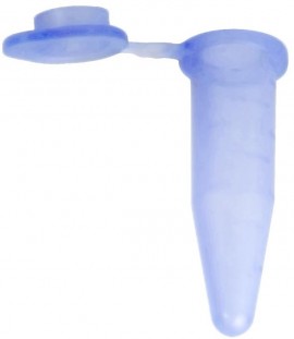 Bio Plas 5050-4 Thin Wall Micro Tube with attached Cap, 0.5mL, Blue, (Pack of 1000)-