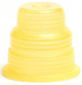 Bio Plas 8380 Hexa Flex Safety Caps for Blood Collection and Culture Tubes, Yellow, (Pack of 500)-