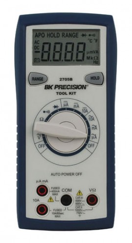 B&amp;K Precision 2705B Auto Ranging Tool Kit Digital Multimeter-