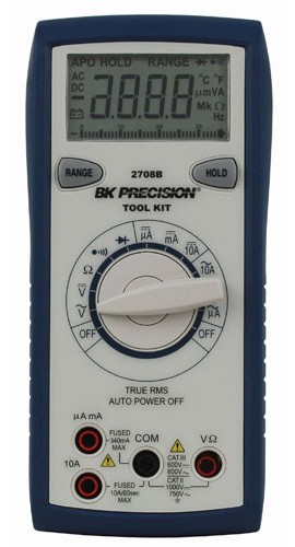 B&amp;K Precision 2708B Auto Ranging True RMS Tool Kit Digital Multimeter-