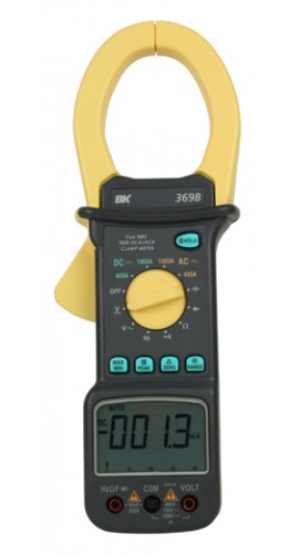B&amp;K Precision 369B AC/DC Multifunction True RMS Current Clamp Meter, 1000 A-