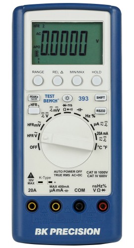 B&amp;amp;K Precision 393 True RMS Handheld Digital Multimeter with USB Interface-