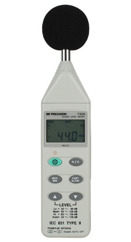 B&amp;K Precision 732A Digital Sound Level Meter with RS-232 capability-