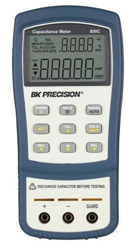 B&amp;amp;K Precision 890C-220V Dual Display Capacitance Meter to 50 mF, 220VAC version-