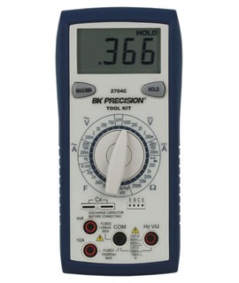 B&amp;amp;K Precision 2704C Manual Ranging Tool Kit DMM with Transistor Test-