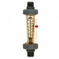 Blue-White F-44250L-8 Flow Meter, 1/2&quot;, in-line, 0.025-0.250 Gpm Water-