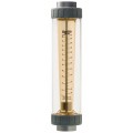Blue-White F-452130LHN Standard Series Flowmeter with 316 SS Guide Rod, 20 to 130GPM-