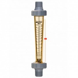 Blue-White F-45376L-8 Flow Meter, 1/2&quot;, in-line, 0.2-2.0 Gpm Water-