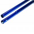 Bon 12-229-B9 Handle with swaged button, aluminum, 1-3/8" x 8'-
