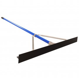 Bon 22-243-B9 Asphalt Lute Rake, smooth ends, 42" x 6'-