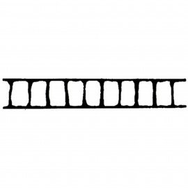 Bon 32-258-B6 Paper Stencil, cobble header design-