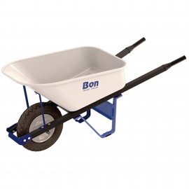 Bon 84-974-B5 Wheelbarrow, steel tray-