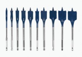 Bosch DSB5010 Daredevil Standard Spade Bit Set, 10-piece-