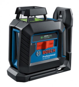 Bosch GLL50-40G Cross-Line Laser, 360&amp;deg;, green-beam-