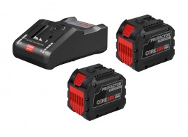 Bosch GXS18V-18N27 CORE18V PROFACTOR Starter Kit with 2 x 12.0 Ah batteries and charger-