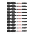 Bosch ITSQ22B Impact Tough Power Bits, 2&amp;quot;, 10-pack-