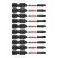 Bosch ITSQ22B Impact Tough Power Bits, 2&amp;quot;, 10-pack-