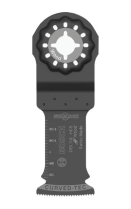 Bosch OSL114 Oscillating High-Carbon Steel Plunge Cut Blade, 1&amp;frac14;&amp;quot-