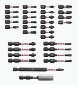 Bosch SBID32L Impact Tough Screwdriving Bit Set, 32-set-