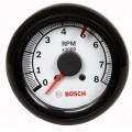 Bosch SP0F000022 Super Tach II Tachometer, 0 to 8,000 RPM, 2-5/8" white dial-