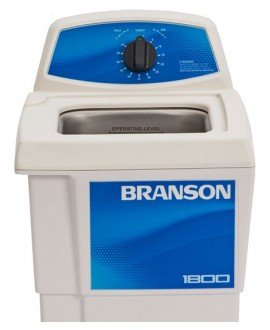 Branson M1800H Bransonic Ultrasonic Bath with mechanical timer and heat, 0.5 gal-