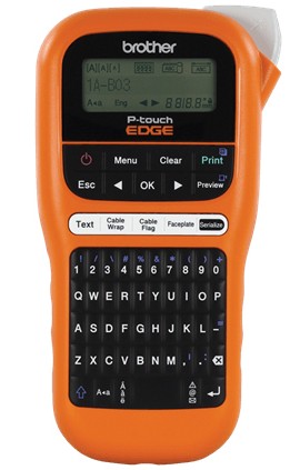 Brother PTE110 Industrial Handheld Labeling Tool Kit-