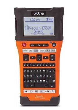 Brother PTE550WVP Advanced Industrial Handheld Labeler with wireless and USB computer connectivity-