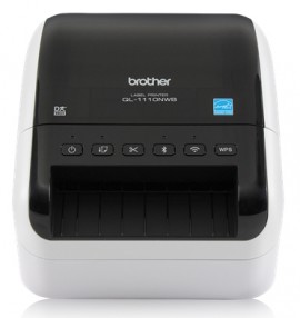 Brother QL1110NWB Wide Format Professional Label Printer with multiple connectivity options-