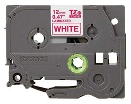 Brother TZE232G Red on White Tape for the P-Touch, 0.47&amp;quot; x 26.25&#039;-