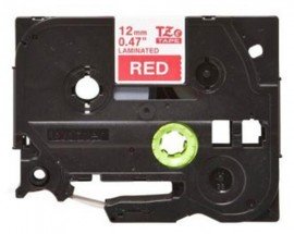 Brother TZE435 White on Red Tape for the P-Touch, 0.47&amp;quot; x 26.25'-