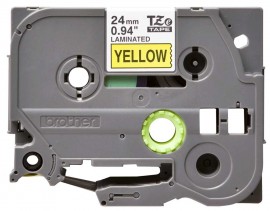 Brother TZE651G Black on Yellow Tape for the P-Touch, 0.94&amp;quot; x 26.25&#039;-