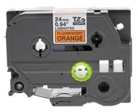 Brother TZEB51 Black on Fluorescent Orange Tape for the P-Touch, 0.94&amp;quot; x 16.4&#039;-