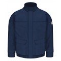 Bulwark JLJ8 Men's Lightweight Excel FR ComforTouch Lined Bomber Jacket, navy, small-