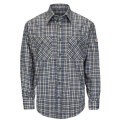 Bulwark SLD6 Men&#039;s Lightweight FR Plaid Uniform Shirt, regular, 3xl-