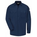 Bulwark SLW2 Men's Midweight Excel FR Comfortouch Work Shirt, navy, 6xl-