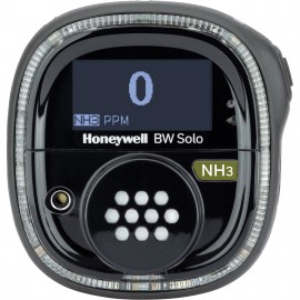 Honeywell BW Solo Single-Gas Detector with Bluetooth and black housing, NH<sub>3</sub>, 0 to 1000 ppm-