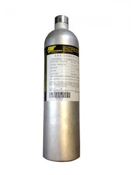 BW CG-Q58 Quad Gas Calibration Gas, CH<sub>4</sub>, O<sub>2</sub>, H<sub>2</sub>S, CO, 58L-