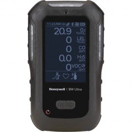 Honeywell BW Ultra Five Multi-Gas Detector with pump, O<sub>2</sub>/LEL/H<sub>2</sub>S/CO/SO<sub>2</sub>, black-