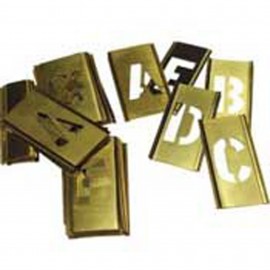 C. H. Hanson 10031 Single Letter Stamp Set, 2", brass-
