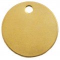 C. H. Hanson 41842-100 Identification Tags, Brass, 1.25"-