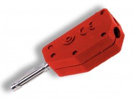 Cal Test CT2142-2 Banana Plug, 2 mm, red-