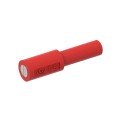 Cal Test Electronics CT3879-2 Magnetic Connector with 0.2&amp;quot; straight sheathed banana jack, 0.35&amp;quot;, red-