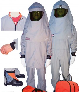 Cementex CUL40PT-XL ULT Gray Bib Overall, 40 cal-