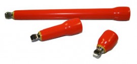 Cementex IB14-3 Insulated Square Drive Extension Bar, 0.25&amp;quot;, 3&amp;quot;-