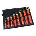 Cementex IBEWS-8SR Box End Wrench Kit, 8-piece, non-sparking-